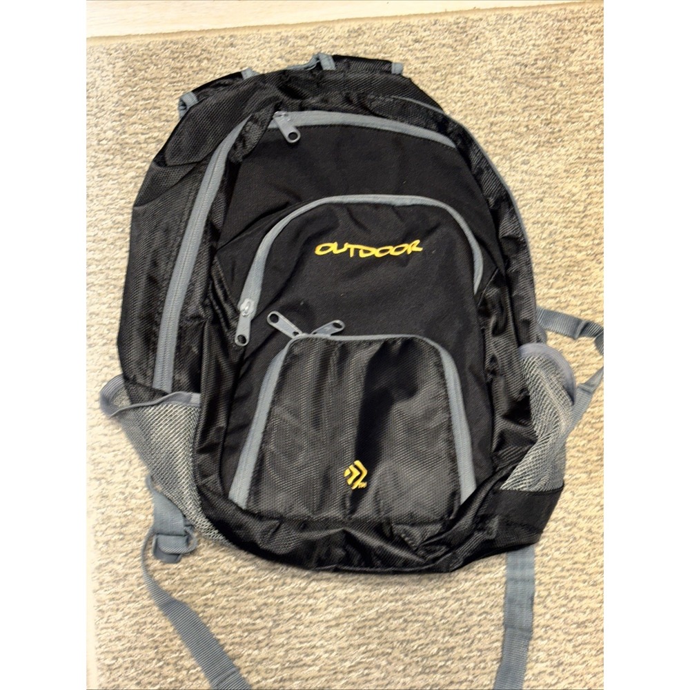 Outdoor Products Elements Backpack Daypack Black … - image 3